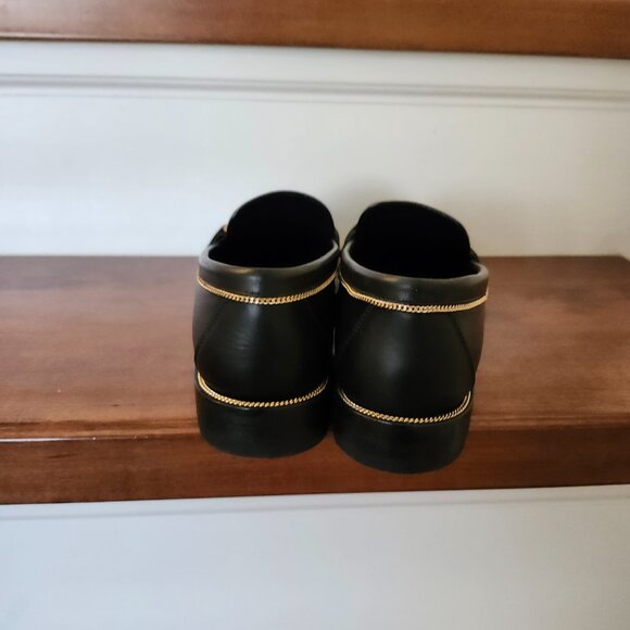 Salvatore Ferragamo rolo lux gancini women's black leather loafers in size 5 - Picture 4 of 10
